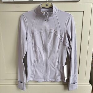 Lululemon Define Jacket Hip Length Nulu Size 10 Faint Lavender Light Purple